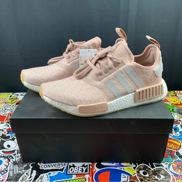 Authentic Adidas Adidas Nmd R1 Knit Women Shoes Adidas NMD_R1 Shoes Black  Women's Lifestyle